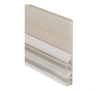 Efficiente isolamento acustico con questa striscia di guarnizione inferiore della porta da 100 cm realizzata in materiale TPE (L)