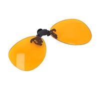 Efficiente Luce Blu Che Blocca la Clamp/Holder Sugli Occhiali Flip Verticale a 180° Clamp/Holder per Naso per PC Protezione per gli Occhi per Lente Arancione Portatile - 1 Pezzo per Chi