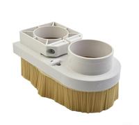 Efficiente mandrino di estrazione per scarpe, 80 mm, compatibile con fresatrici CNC con design a spazzola in nylon