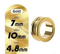 Efficiente mulinello da pesca con anello per lenza, progettato per movimenti senza cuciture e resistenza minima (10 mm oro)