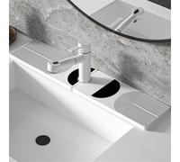 Efficiente organizer per lavello con materiale di terra di diatomee elimina facilmente le macchie d'acqua (bianco B)