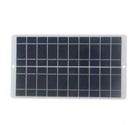 Efficiente pannello solare 10W 5V con clip, per attività all'aperto e applicazioni solari fai da te
