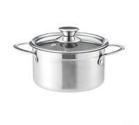 Efficiente pentola per zuppa in acciaio inox con due opzioni di sapore, perfetta per Shabu Shabu e altri stili di cottura (4 padelle in acciaio)