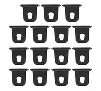 Efficiente per ganci per tende da campeggio, leggeri e portatili, per appendere la luce all'aperto; scegliere tra 10, 15 o 20 conteggi (10 nero)