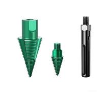 Efficiente punta da trapano per legna da ardere con testa a cambio rapido per punte SDS Max Shank Design staccabile per ridurre i tempi di fermo nei progetti di spaccatura del legno secco (con