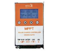 Efficiente regolatore solare MPPT 10A 20A per sistemi 12V 24V con display luminoso e basso consumo energetico per pannelli solari (10A)