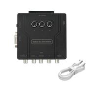 Efficiente Rgbs Scart VGA A Ypbpr Componente Adattatore Console per Giocatori