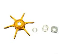 Efficiente Sei Stelle Drag Fishing Reel Componenti per DAIWA Per ZILLION 1514 1516 1520 (Mano sinistra Oro scuro)