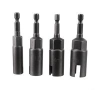 Efficiente set di 4 bussole a farfalla con driver esagonale da 1/4 per sgancio rapido per l'installazione del dado del pannello