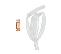 Efficiente sifone in PVC con sonaglio in rame per trasferimento di liquidi, 19 mm x 1 m, ideale per vari liquidi