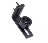 Efficiente spazio Barn Door Track Roller Systems Acciaio al carbonio Guida regolabile Superfici opache NoGroove Taglio Necessità di Scorrimento Kit Rullo Antiscivolo