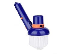 Efficiente spazzola per la pulizia della piscina, design compatto per una facile manovra in angoli e gradini difficili da raggiungere, adatta a tutti i tipi di piscina