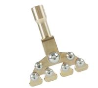 Efficiente strumento a testa di pressione per la riparazione della chitarra Costruzione in ottone che garantisce un processo di installazione rapido e fluido Strumento di installazione per tasti in