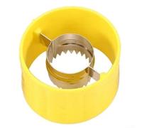 Efficiente strumento pelapatate in plastica ABS per rimuovere chicchi da spighe di mais fresche e secche, in cucina casalinga e preparazione di cibo (giallo)