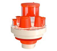 Efficiente tappo per tubo di scarico per cucina e bagno, a sei vie, blocca gli odori, semplice da installare per il bagno