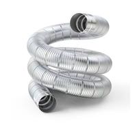 Efficiente tubo stufa a legna per distribuzione uniforme del calore ed emissioni