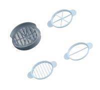 Efficiente utensile per tagliare le uova dal, Blue gray | Utensile da taglio efficiente con lama affilata per sbucciare e dividere le uova sode in modo rapido e sicuro