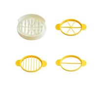 Efficiente utensile per tagliare le uova dal, Yellowish white | Utensile da taglio efficiente con lama affilata per sbucciare e dividere le uova sode in modo rapido e sicuro