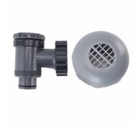 Efficiente Valvola a Stantuffo per Piscina Materiale ABS Uso Multifunzionale Parte di Ricambio Essenziale con Diametro del Filtro 12 Cm