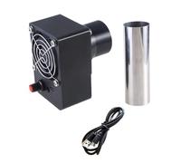 Efficiente ventilatore elettrico per barbecue ad avviamento rapido, ventilatore portatile per barbecue a carbone e falò, ugello in acciaio inossidabile