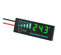 Efficienza 18650 INDICAZIONI DELLA BATTERE INDICAZIONI TESTER LED MODULO SCHERMI DISTA PER SISTEMI ELETTRICI 7-55 V INDICATORIO LAVELLA SOLAR