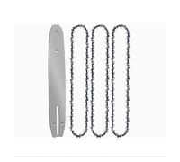 Efficienza di taglio Catena per motosega da 30,5 cm con 45 DL 3/8" passo basso 0,1 cm di spessore denti guida sega elettrica di ricarica (30,5 cm Set3)