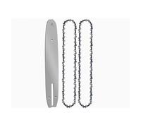 Efficienza di taglio Catena per motosega da 30,5 cm con 45 DL 3/8" passo basso 0,1 cm di spessore denti guida sega elettrica di ricarica (30,5 cm Set2)