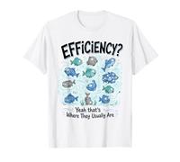 Efficienza Sì, è lì Che di solito Sono Divertenti Giochi di Parole di Pesce Maglietta