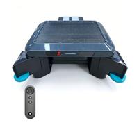 Efficieran Robot di Pulizia Superficie con 20H+ Autonomia, Skimmer Solare Automatico, Cesto 6L per Foglie Morte, 3 Motori, Skimmer Impermeabile con Telecomando Smart