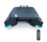 Efficieran Robot Skimmer Solare per Acqua Cristallina, Pulitore Superficie Automatico 20H+ con 5200mAh Batteria, Cesto 6L, Ideale per Pulire i Bordi della Piscina, IPX8