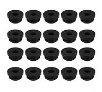 EffiFish 10 supporti in gomma per pentole Dometic per thetford Smev per stufe roulotte da 5 mm, resistenti al calore, antiscivolo, piedini di ricambio neri (20 pezzi)