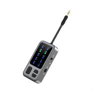 EffiFish Adattatore audio 5.4 con aptX, ricevitore trasmettitore wireless da 3,5 mm per cuffie auto aereo viaggio grigio