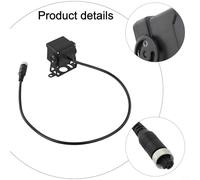 EffiFish AHD 1080P Telecamera anteriore per parcheggio, 4 pin, resistente, per visione notturna, obiettivo fisheye a 170°, per camion, autobus, camper, impermeabile