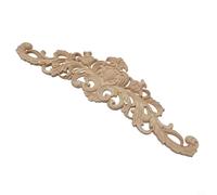 EffiFish Applicazioni in legno, legno intagliato Onlay modanature decorative per la casa e la decorazione di mobili, decalcomanie in legno non verniciato per pittura fai da te, 30 x 8 x 0,8 cm (60 x