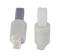 EffiFish Cerniere idrauliche rotanti per sedile WC, confezione da 2, ammortizzatori di coppia ammortizzatori di coppia in plastica bianca accessori da bagno