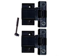 EffiFish Confezione da 2 cerniere antipolvere per Technics SL-1200 MK2 MK5 SL-1210, robuste staffe in metallo e plastica per un funzionamento regolare del coperchio del giradischi
