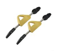 EffiFish Confezione da 2 cinghie a molla per pinne, resistenti, in acciaio inossidabile 304, antiscivolo, per snorkeling, adatte alla maggior parte delle pinne (S giallo)