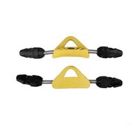 EffiFish Confezione da 2 cinghie a molla per pinne subacquee, resistenti, in acciaio inossidabile 304, antiscivolo, di ricambio, per snorkeling, adatte alla maggior parte delle pinne (XS giallo)