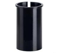 EffiFish Convertitore di spessore per reggisella, da 22,2 mm a 25,4 mm, in alluminio anodizzato lavorato a CNC, 100 mm/60 mm, nero (da 22,2 a 25,4 mm S)