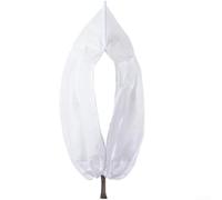 EffiFish Copertura per piante in tessuto non tessuto antigelo, con cerniera e coulisse, per la cura invernale degli alberi, riutilizzabile, da giardino, protezione dal freddo, beige (bianco, 300 x 300