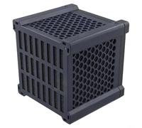 EffiFish Cubo depuratore d'acqua per cavalli, con carbone attivo, filtro dell'acqua per acquario, per acqua potabile pulita in stalle o acquari, 115 mm, blu