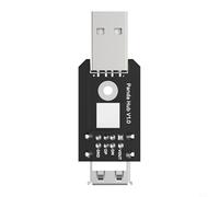 EffiFish Doppio hub USB per Bambu Lab P1S P1P per stampante 3D, adattatore splitter porta 5 V 1,5 A con kit di viti, accessorio nero in ABS per fotocamera a strisce LED