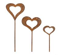 EffiFish Ferro Silhouette Garden Pioli Finitura Rusty 3pcs