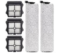 EffiFish ForTineco - Kit di ricambi per aspirapolvere iFloor 3 Floor S3 Wet Dry con 2 rulli a spazzola e 3 filtri per pavimenti duri