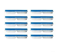 EffiFish FT888 Dispenser d'acqua per animali domestici, filtro a carbone attivo, ricambio per accessori per fontane per gatti, blu, confezione da 10 pezzi, 9,6 x 3,3 cm (FT888 - filtro ABS)