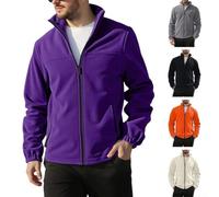 EffiFish Giacca in Pile Uomo Invernale con Giacca in Pile Uomo Invernale | frontale completa, design classico, ideale per inverno per freddo, per protezione dal vento
