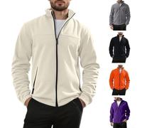 EffiFish Giacca in Pile Uomo Invernale con Giacca in Pile Uomo Invernale | frontale completa, design classico, ideale per inverno per freddo, per protezione dal vento