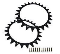 EffiFish Kit di 2 punte antiscivolo per tosaerba Landroid, kit di miglioramento della trazione per robot tosaerba Worx WR153E WR155E su pendii bagnati, 225 mm