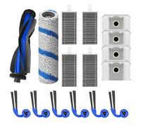 EffiFish Kit di accessori di ricambio per Ecovacs per DEEBOT T80S Omini Robot aspirapolvere spazzole principali spazzole laterali filtri HEPA sacchetti per la polvere 16 pezzi per la pulizia della