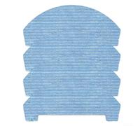 EffiFish Kit di panni in microfibra per robot aspirapolvere e mocio ILIFE T20s, pulizia efficiente del pavimento, facile installazione, blu, confezione da 4